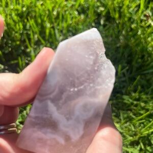 Polished Pink Stone Crystal